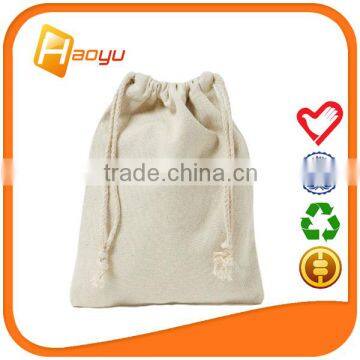 Recycle cotton shoe bag for drawstring shopping bag