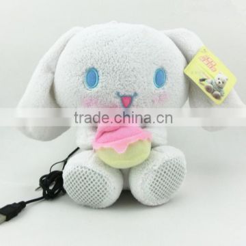 Music Bunny Stuffed Animal Plush Toy Rabbit With MP3 Function