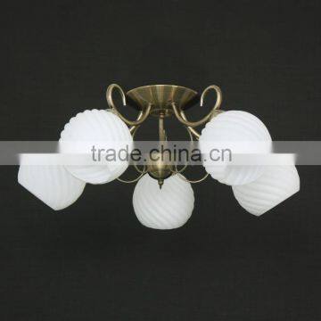 2016NEW design white glass flower ball ceilling lamp