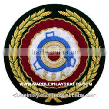 Custom Hand Embroidery Badges Made in India