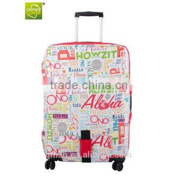 Elastic luggage cover waterproof suitcase cover protective cover suitcase cover both OEM and fresh selling so many prints