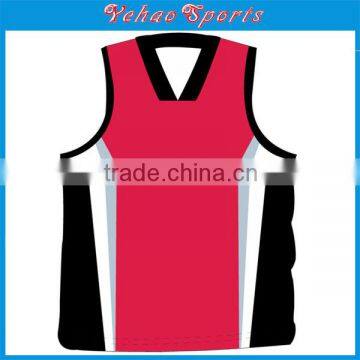 Authentic china factory custom sports singlet