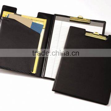 Deluxe Black Clipboard Padfolio -12.1 x 9.6 x 0.9 inches