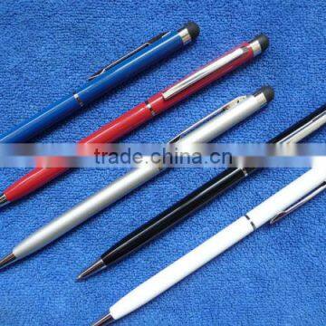 Promotion cheap and good quality mobile phone mini metal stylus pen