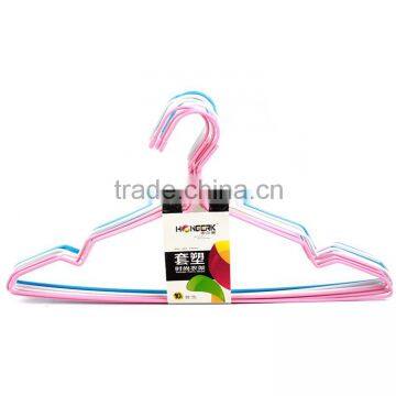 Durable Non-slip Plastic Coated Metal Wire Hanger photo-2