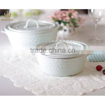 Wholesale Porcelain Ceramic Bowl With Lid