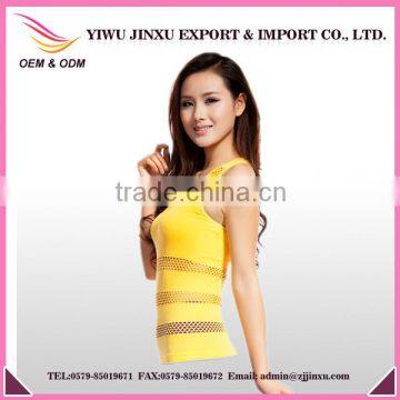 Hot Women Wholesale Mesh Tank Top Crossed Top