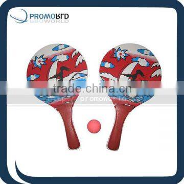 wood badminton ball racketbeach racket promotional giftpaddle racket newest