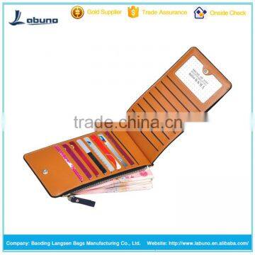 wholesale promotional women leather wallet card holder