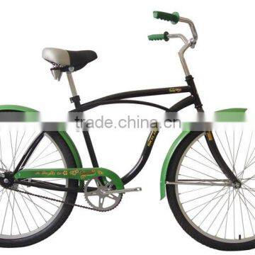 26"men green beach bike/cruiser SH-BB084