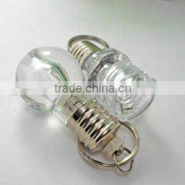 New Design Bulb Shape Crystal Keychain