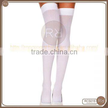 RCS016 Girls Cotton/Nylon Blend Great Quality 100% cotton knee high socks