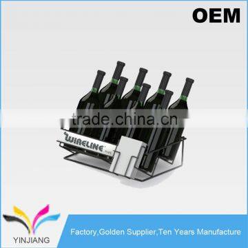 Retail Counter Wire Red Wine Glass Rack for Bottled Wine photo-3