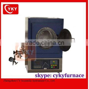 1200C Laboratory Small Mini High Vacuum Furnace With Quartz Chamber / High Temperature & Vacuum Furnace photo-1