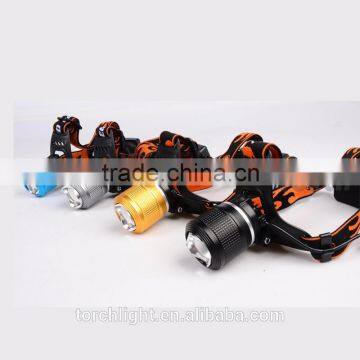 Focus Zoomable Led Headlamps Rechargeable High Power Led Headlights 2*18650 Miner Light photo-3