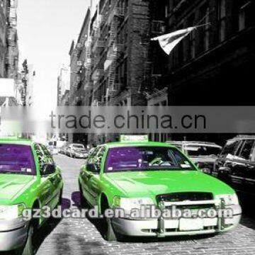 custom 3d lenticular poster hot sales cars