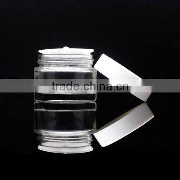 50g Clear Jar for Facial Mask With White Lid photo-2