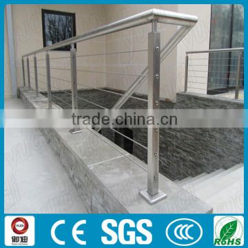 stainless steel wire railing for staircase balustrade