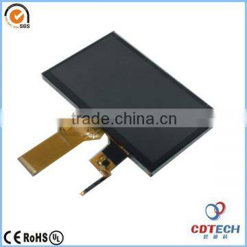 WVGA 800x 400 7.0 inch TFT LCD screen panel+ capacitive Touch with B2B rgb interface 50PIN