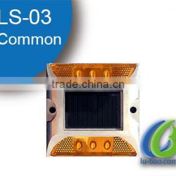 LS-03 IP68 high brightness reflector aluminum led Solar Road Stud