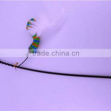 Bug Shape Nature Cat Swing Toys With Sticker Toy Wholesale Cat Toys