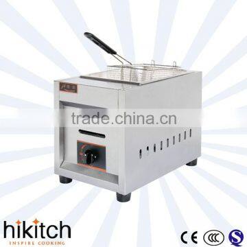 Commercial kitchen equipment lpg gas deep fryer for sale.