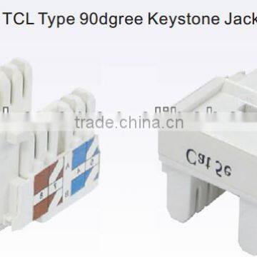 Cat5e / cat6 TCL Type 90dgree Keystone Jack