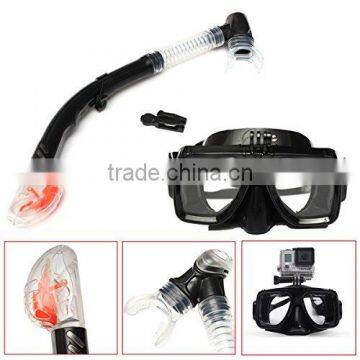 A standard diving camera mask and snorkel set for adults and too many kind of snorkel can choose for beauties diving set