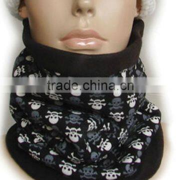 Skull Double layer Neck warmer Beanie scarf Ski Snowboard