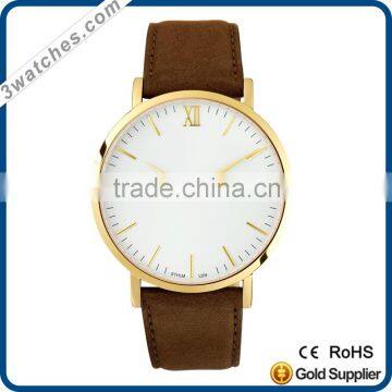 genuine leather strap quartz OEM original branded fashion dial wrist watches custom watches