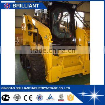 JC60G Small Skid Steer Wheel Loader with Open-type operator cab Hydraulic joystick controls Auxiliary hydraulic couplers