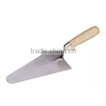 More Size Italian Pattern Bricklaying Trowel With Wooden Handle, Metal End Cap, Carbon Steel photo-2
