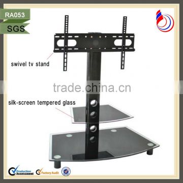 2016 fashionable design adjustable lcd tv stand with metal frame RA053