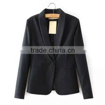 2015 New hot sale ladies plus size office ladies blazer