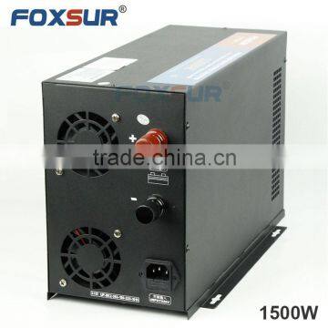 Professional Foxsur New product 1500W 24V DC TO 230V UPS Excellent quality power Charger pure sine wave inverter