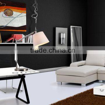 Modern Decoration Living Room Lighting Foldable Table Lamp With Fabric Shape