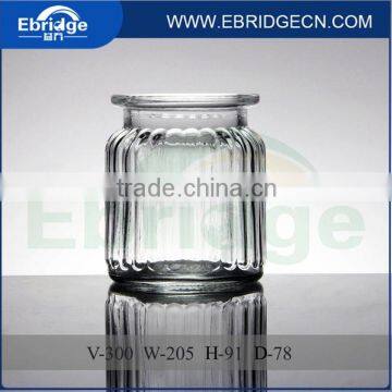 300ml Kitchen Food Grade Glass Jar with lid