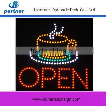 Hot Sale Coffee LED NEON Open Sign