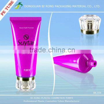 Pearlized Coloured Plastic Cosmetics Container