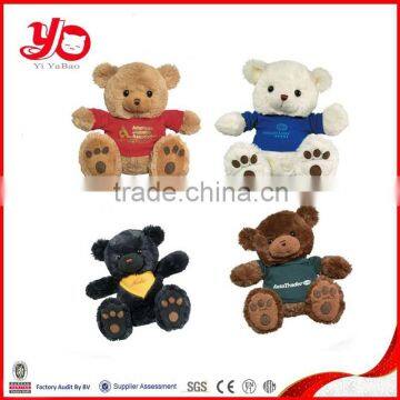 China Manufacturer of Youth Olympic Games Mascot,custom Soft Naughty Bear Plush Toy photo-3
