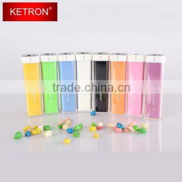 Made in Ningbo Li-ion Cell External Lipstick Power Bank