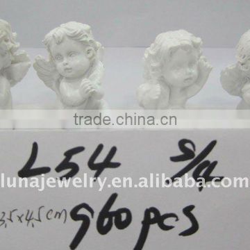 Resin indoor decorative angel statue,Small size white color resin angel figurine,