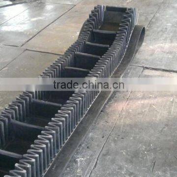 Corrugated sidewall rubber conveyor belt, industrial conveyor belt