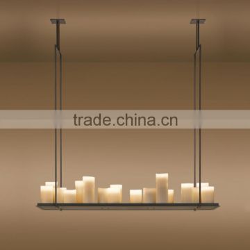 Modern Innovative candle and metal light fixture Altar Pendant Suspension Light Altar chandelier