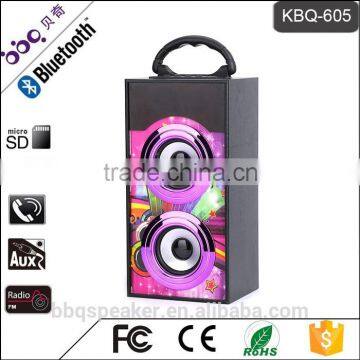 2016 Rechargeable bluetooth speaker portable speaker system