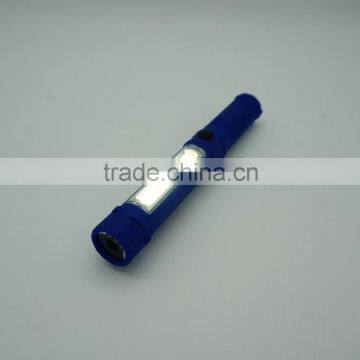 Portable 2 in 1 3W COB Worklight Flashlight With Magnet and Pocket Clip 3xAAA photo-4