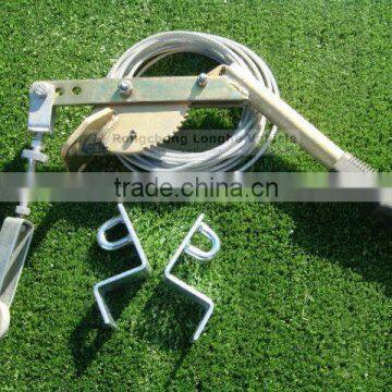 utility handle brake system of camper trailer