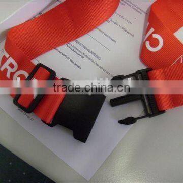 webbing belt(polyester and rubber)