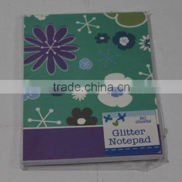 80 Sheets Glitter Notepad