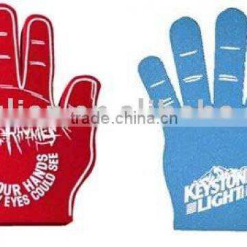 factory fast sale and colourful cheering foam hand